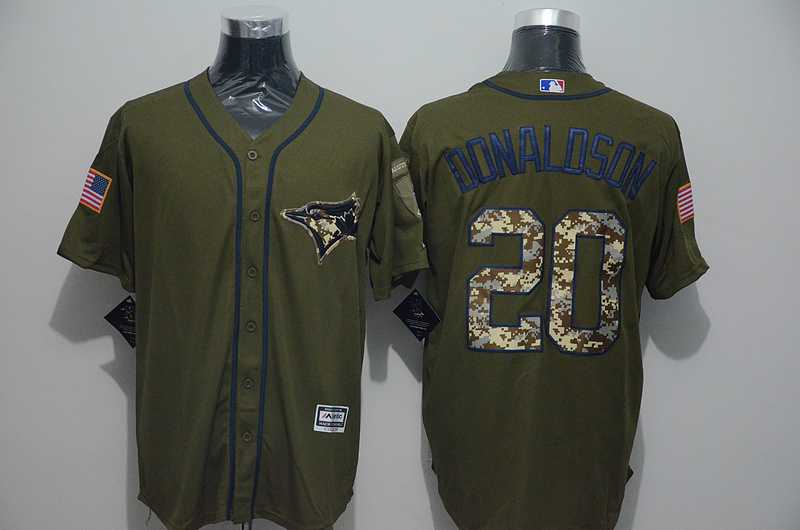 Toronto Blue Jays #20 Josh Donaldson Green Salute to Service Stitched Baseball Jersey,We sell and wholesale Toronto Blue Jays #20 Josh Donaldson Green Salute to Service Stitched Baseball Jersey on line form chian!